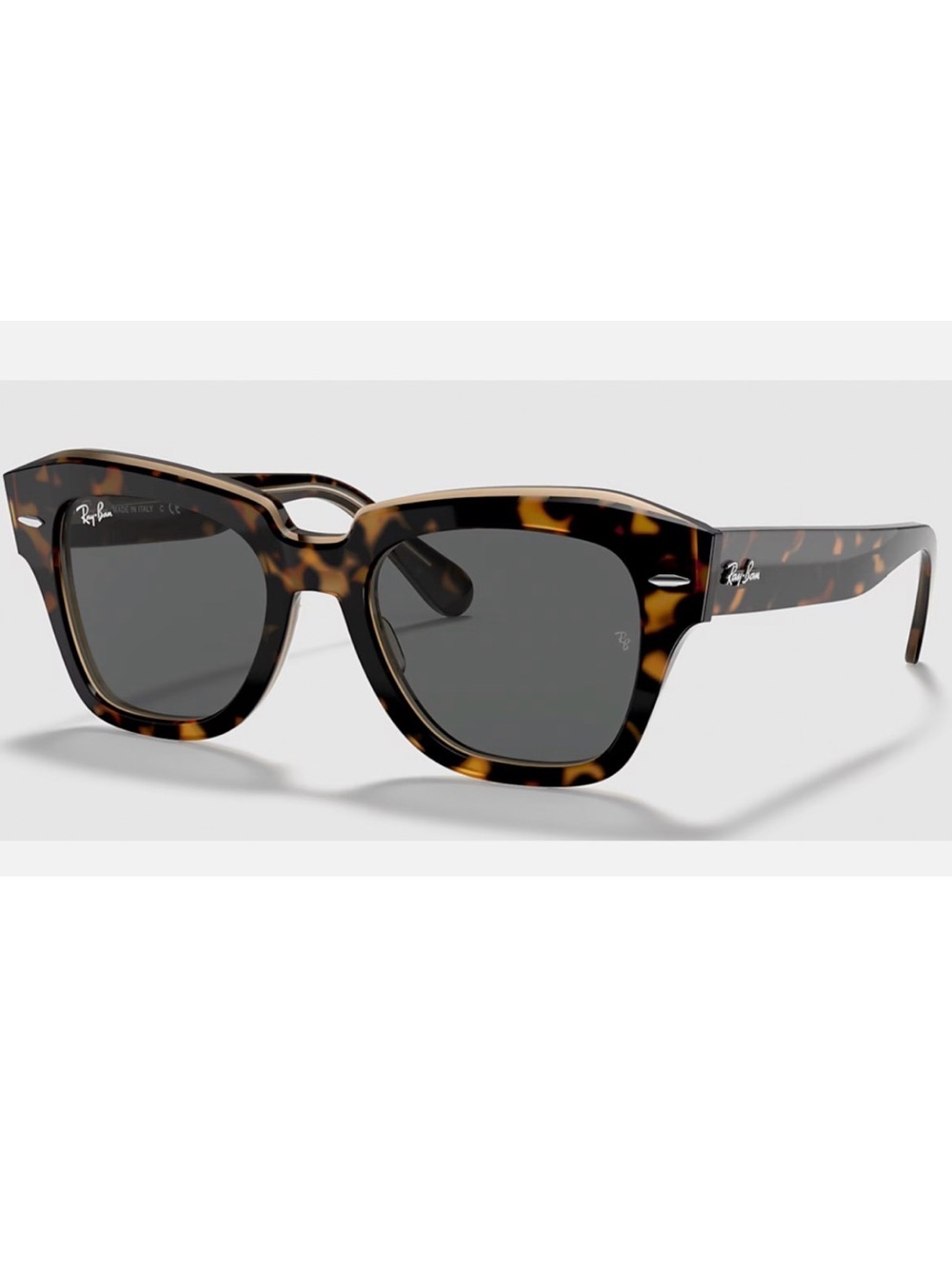Ray-Ban RB2186 State Street Havana Frame/Dark Grey Lenses Ref# 7627